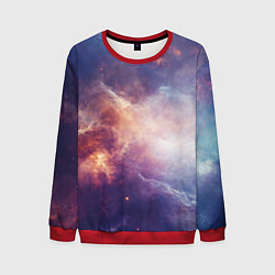 Свитшот мужской Туманности космоса, цвет: 3D-красный