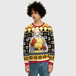 Свитшот мужской One-Punch Man sweater, цвет: 3D-красный — фото 2