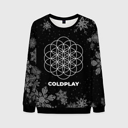 Мужской свитшот Снежный Coldplay