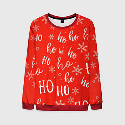 Мужской свитшот Новый год ho ho ho