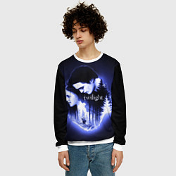 Свитшот мужской Twilight Bella and Edward, цвет: 3D-белый — фото 2