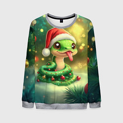 Мужской свитшот Змейка показывает язык