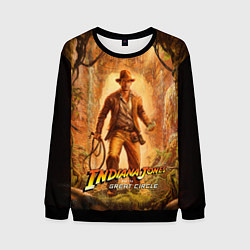 Свитшот мужской Инди Indiana Jones and the great circle, цвет: 3D-черный