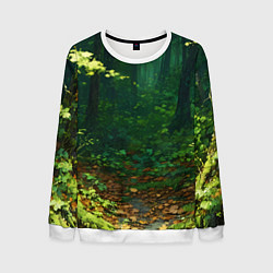 Мужской свитшот Зелёный летний лес