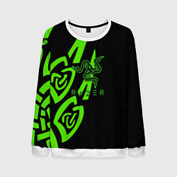Мужской свитшот Razer лого лес