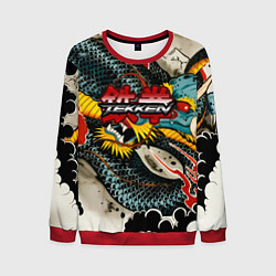 Свитшот мужской Tekken dragon tatoo, цвет: 3D-красный