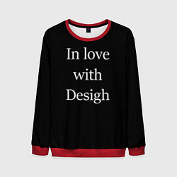 Мужской свитшот In love with Design