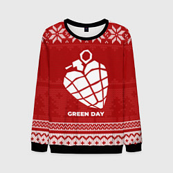 Мужской свитшот Новогодний Green Day