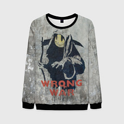 Мужской свитшот Banksy - wrong war