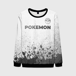 Мужской свитшот Pokemon - white gradient посередине