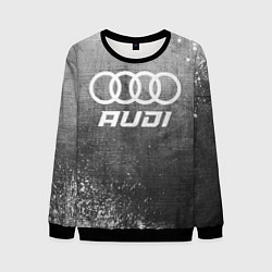 Мужской свитшот Audi - grey gradient