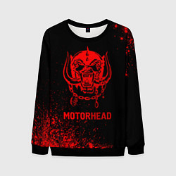 Мужской свитшот Motorhead - red gradient