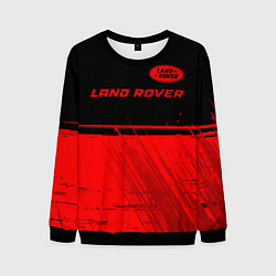 Мужской свитшот Land Rover - red gradient посередине