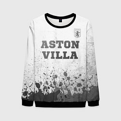 Свитшот мужской Aston Villa - white gradient посередине, цвет: 3D-черный