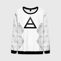 Мужской свитшот Thirty Seconds to Mars white poly