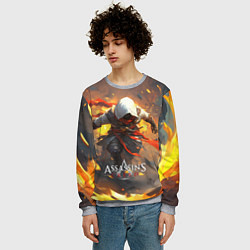 Свитшот мужской Assassins Creed, цвет: 3D-меланж — фото 2