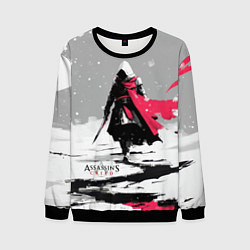 Свитшот мужской Assassins Creed winter ninja, цвет: 3D-черный