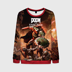 Свитшот мужской Doom slayer Doom the dark ages, цвет: 3D-красный