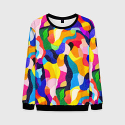 Мужской свитшот Лоскутная абстракция