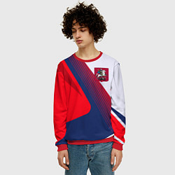 Свитшот мужской Герб Москвы, цвет: 3D-красный — фото 2