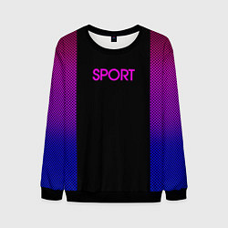 Мужской свитшот Sport сине-розовый текстура