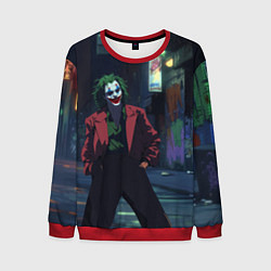 Свитшот мужской Джокер в широких штанах, цвет: 3D-красный