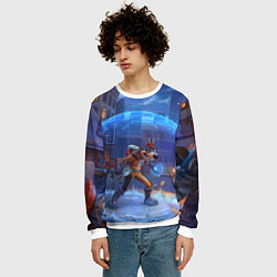 Свитшот мужской Мегавольт, цвет: 3D-белый — фото 2