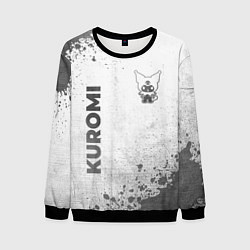 Мужской свитшот Kuromi - white gradient вертикально