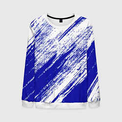 Мужской свитшот The color is white and blue