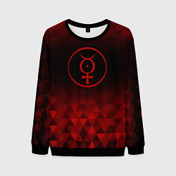 Мужской свитшот Marilyn Manson red poly