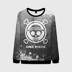 Мужской свитшот One Piece - grey gradient