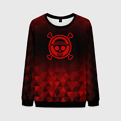 Мужской свитшот One Piece red poly