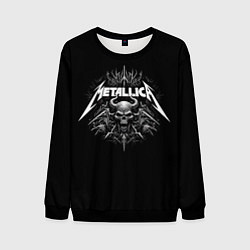 Мужской свитшот The horned skull - Metallica