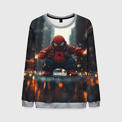 Мужской свитшот Толстый злой человек-паук