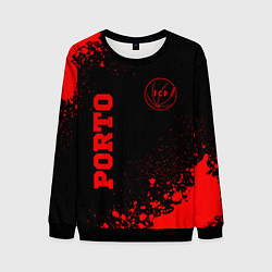Мужской свитшот Porto - red gradient вертикально