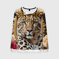 Мужской свитшот Королевский леопард