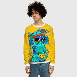 Свитшот мужской NFT water ape, цвет: 3D-белый — фото 2