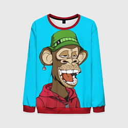 Свитшот мужской NFT smile ape, цвет: 3D-красный