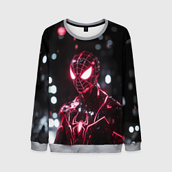 Мужской свитшот Человек-паук в красно-черном костюме