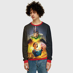 Свитшот мужской Белоснежка и Мачеха, цвет: 3D-красный — фото 2
