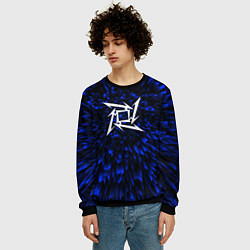 Свитшот мужской Metallica blue energy, цвет: 3D-черный — фото 2