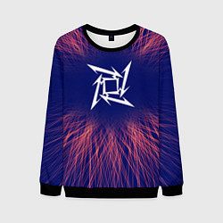 Свитшот мужской Metallica red energy, цвет: 3D-черный