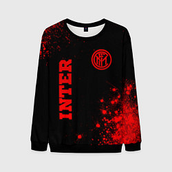Мужской свитшот Inter - red gradient вертикально