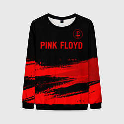 Свитшот мужской Pink Floyd - red gradient посередине, цвет: 3D-черный