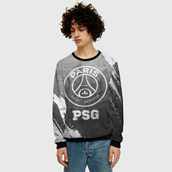 Свитшот мужской PSG - grey gradient, цвет: 3D-черный — фото 2