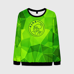 Свитшот мужской Ajax green poly, цвет: 3D-черный
