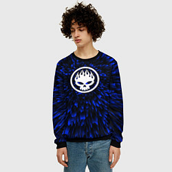 Свитшот мужской The Offspring blue energy, цвет: 3D-черный — фото 2