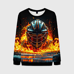 Мужской свитшот Голкипер в огне