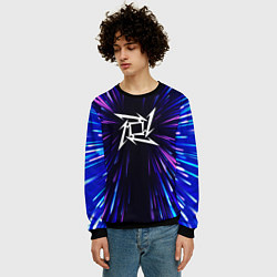 Свитшот мужской Metallica neon energy, цвет: 3D-черный — фото 2