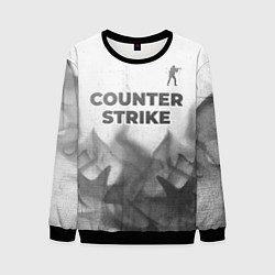Мужской свитшот Counter Strike - white gradient посередине